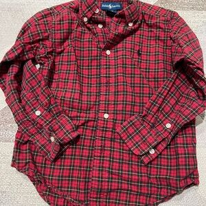 Ralph Lauren Red Button Down Shirt